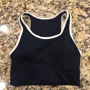 Athleta crop bra high support